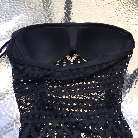 Swimsuit, Crochet Monokini w/ Push-Up Styling NWT - Picture 8 of 10